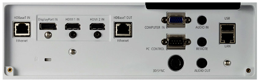 NEC工程投影機(jī)PA903X+端口細(xì)節(jié)